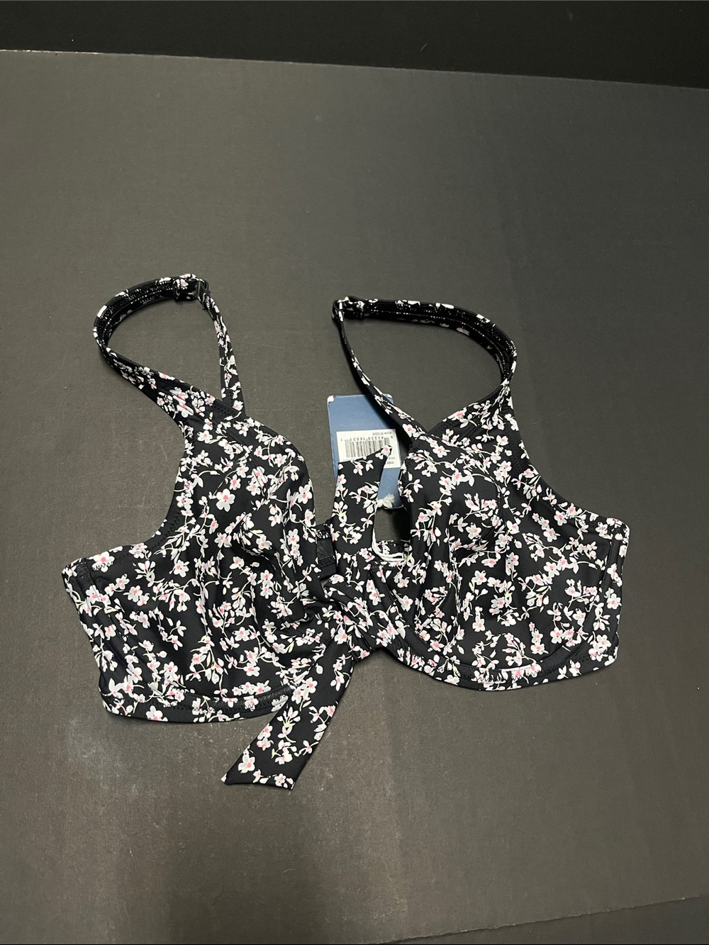 Camio Mio Ditsy Floral Underwire Bikini Top Sz 34DDD